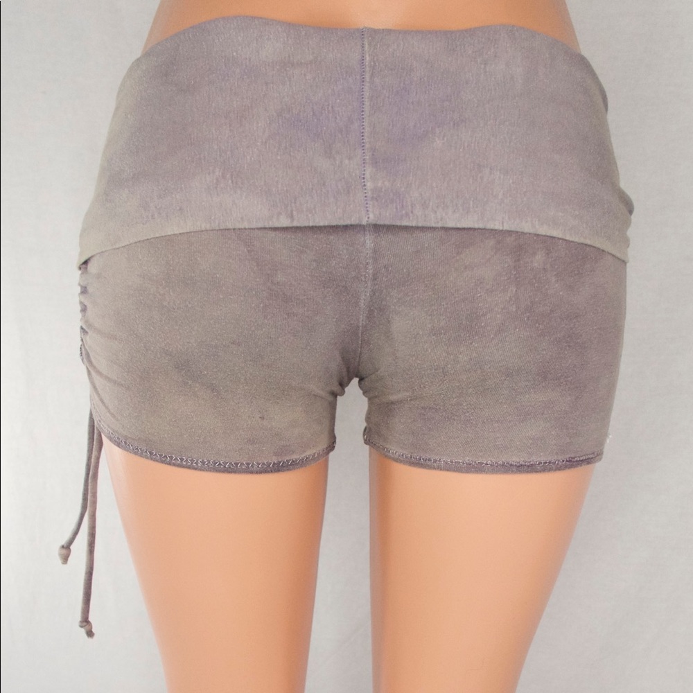 Dava Threads Purple Hemp Scrunch Shorts
